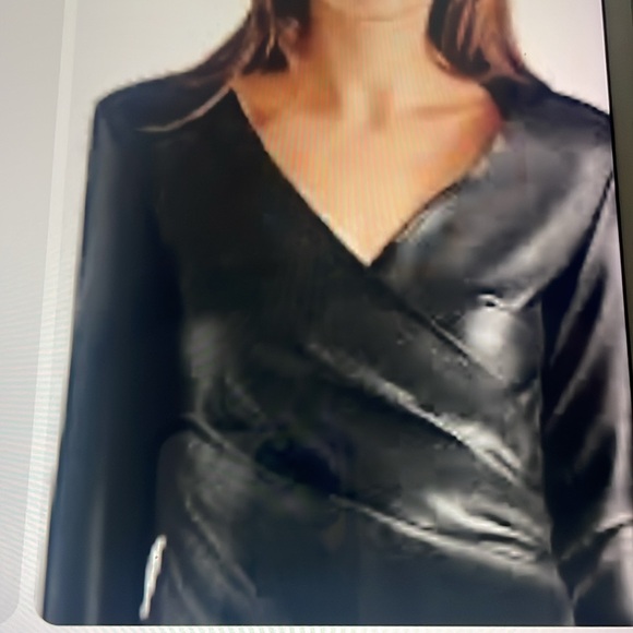 NWT STEVE MADDEN FAUX LEATHER BODYCON DRESS - Picture 4 of 9